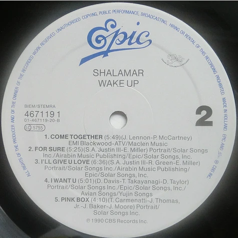 Shalamar - Wake Up