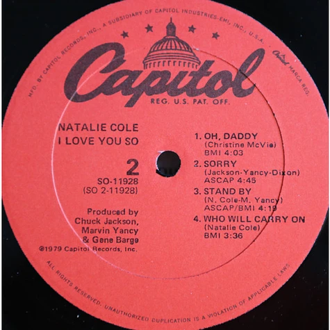 Natalie Cole - I Love You So