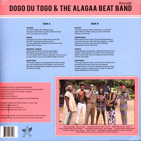 Dogo Du Togo & The Alagaa Beat Band - Avoudé