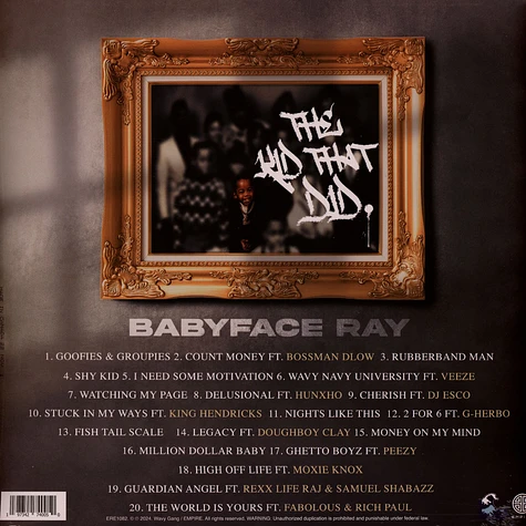 Babyface Ray - The Kid That Did Grey Vinyl Edition