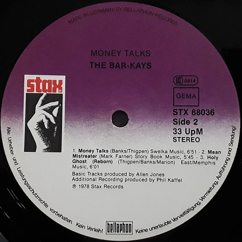 Bar-Kays - Money Talks