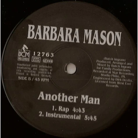 Barbara Mason - Another Man