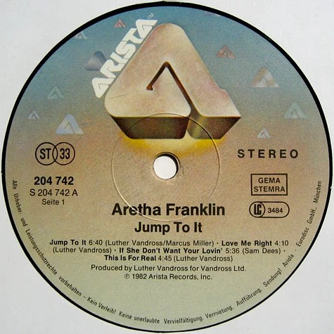 Aretha Franklin - Jump To It