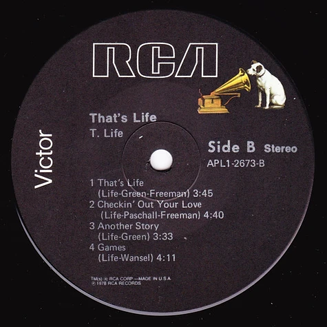 Theodore Life - That's Life