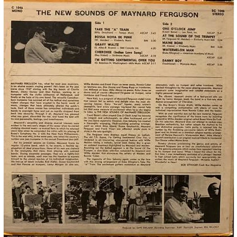 Maynard Ferguson & His Orchestra - The New Sounds Of Maynard Ferguson And His Orchestra