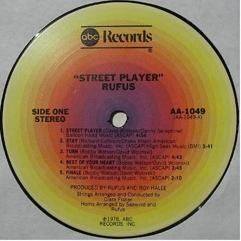 Rufus & Chaka Khan - Street Player