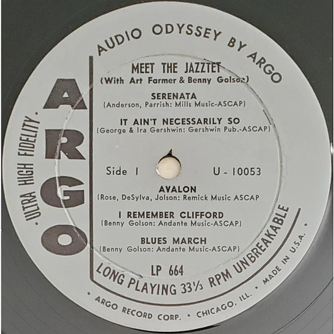 Art Farmer - Benny Golson - Meet The Jazztet