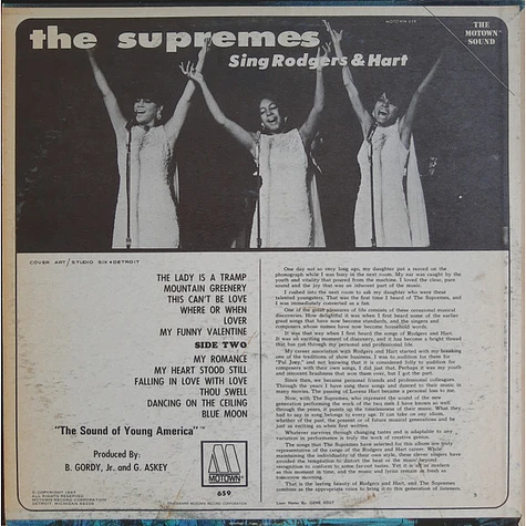 The Supremes - The Supremes Sing Rodgers & Hart