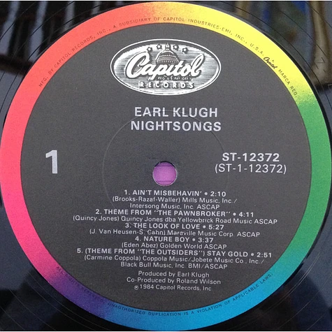 Earl Klugh - Nightsongs