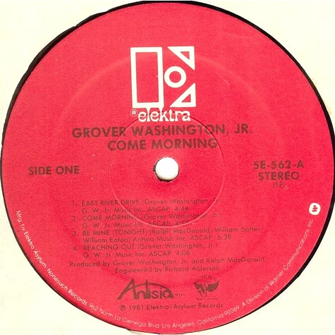 Grover Washington, Jr. - Come Morning