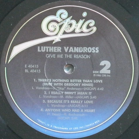 Luther Vandross - Give Me The Reason