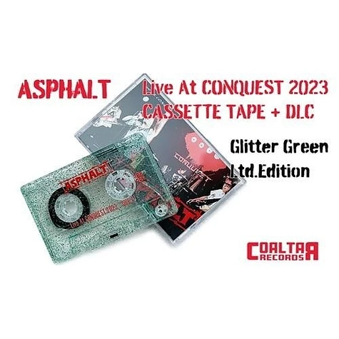 Asphalt - Live At Conquest 2023 Glitter Green Tape Edition