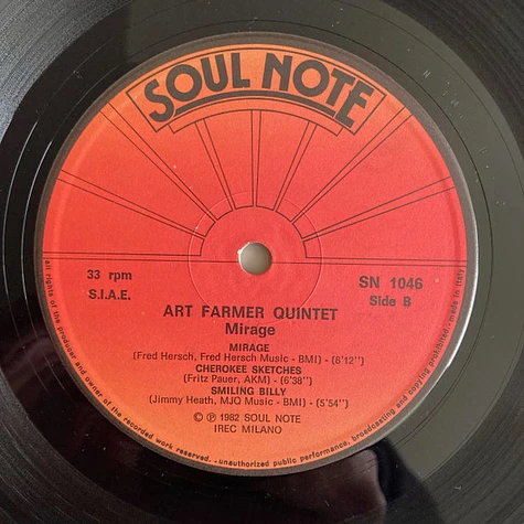 Art Farmer Quintet - Mirage