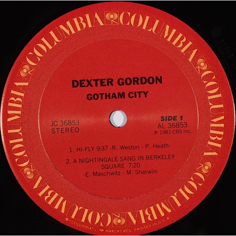 Dexter Gordon - Gotham City