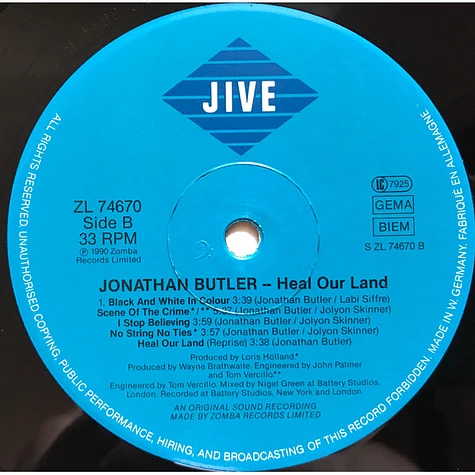 Jonathan Butler - Heal Our Land