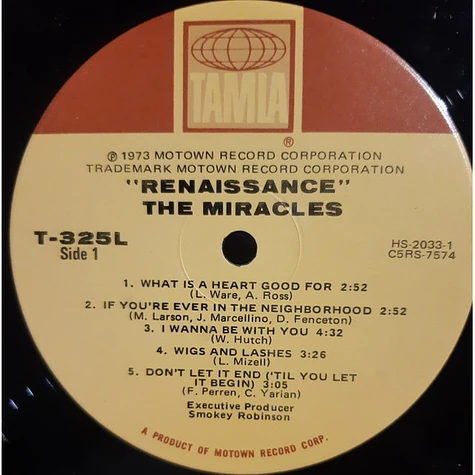 The Miracles - Renaissance