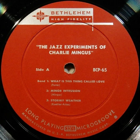 Charles Mingus - The Jazz Experiments Of Charlie Mingus