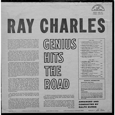 Ray Charles - The Genius Hits The Road