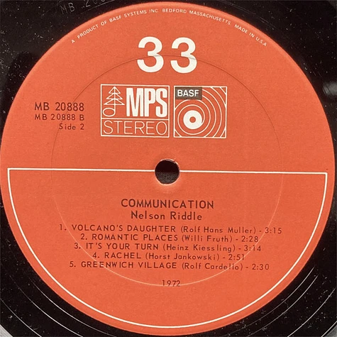 Nelson Riddle - Communication