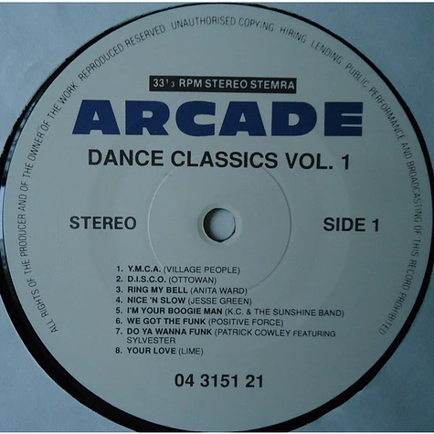 V.A. - Dance Classics Volume 1