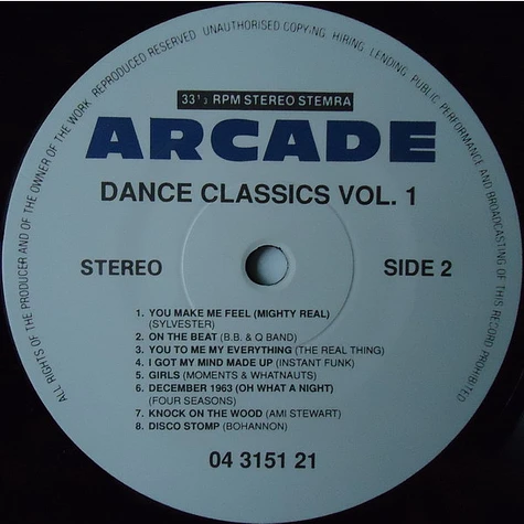 V.A. - Dance Classics Volume 1