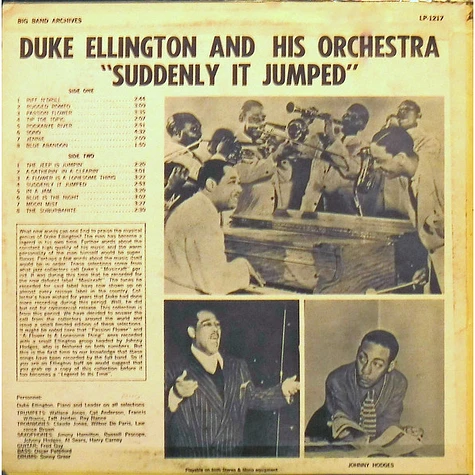 Duke Ellington And His Orchestra - Suddenly It Jumped