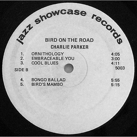 The Charlie Parker All-Stars - Bird On The Road