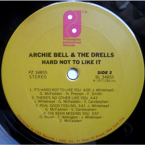 Archie Bell & The Drells - Hard Not To Like It