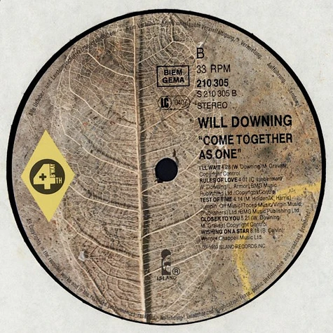 Will Downing - Come Together As One