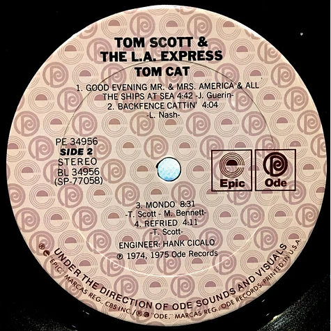 Tom Scott & The L.A. Express - Tom Cat