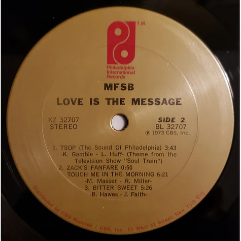 MFSB - Love Is The Message