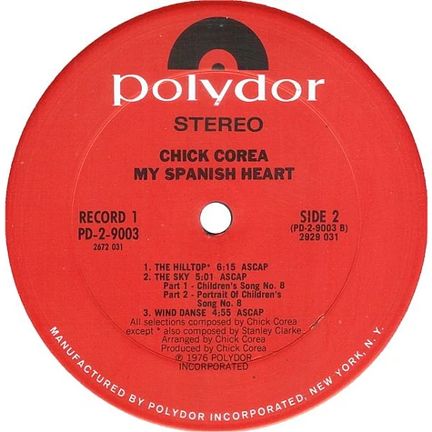 Chick Corea - My Spanish Heart