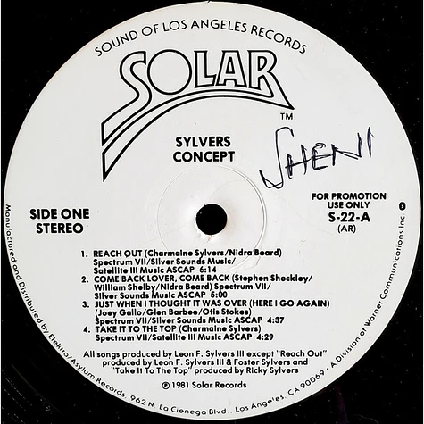 The Sylvers - Concept