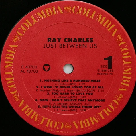 Ray Charles - Just Between Us