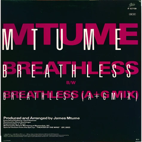 Mtume - Breathless