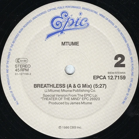 Mtume - Breathless