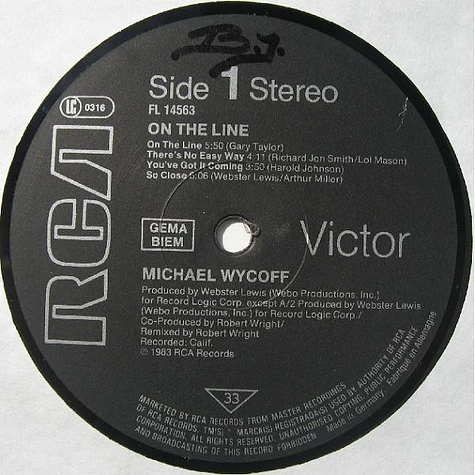 Michael Wycoff - On The Line