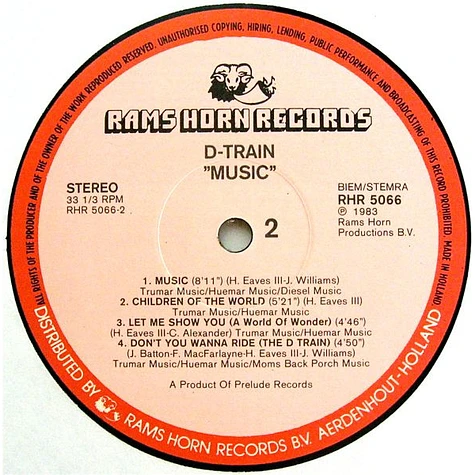 D-Train - Music