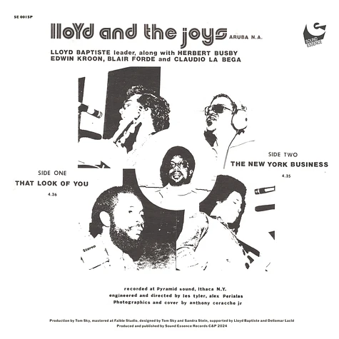 Lloyd And The Joys - That Look Of You / The New York Business