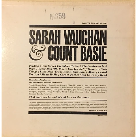 Count Basie / Sarah Vaughan - Count Basie / Sarah Vaughan