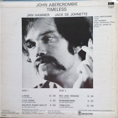 John Abercrombie, Jan Hammer, Jack DeJohnette - Timeless