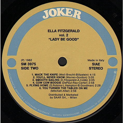 Ella Fitzgerald - Lady Be Good Vol/2