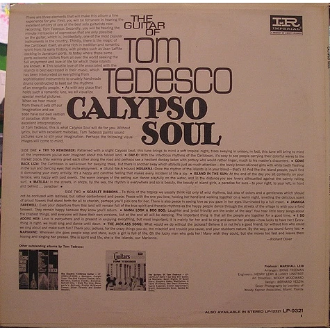 Tommy Tedesco - Calypso Soul