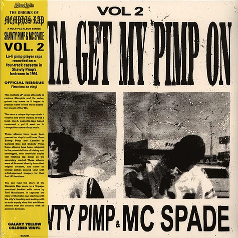 Shawty Pimp & MC Spade - V.2: Gotta Get My Pimp On Galaxy Yellow Vinyl Edition