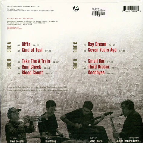 Dave Douglas - Gifts Red Vinyl Edition