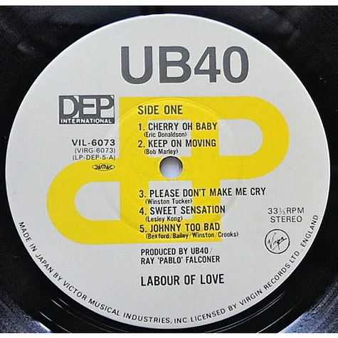 UB40 - Labour Of Love