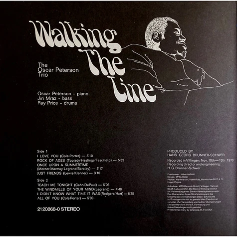 The Oscar Peterson Trio - Walking The Line