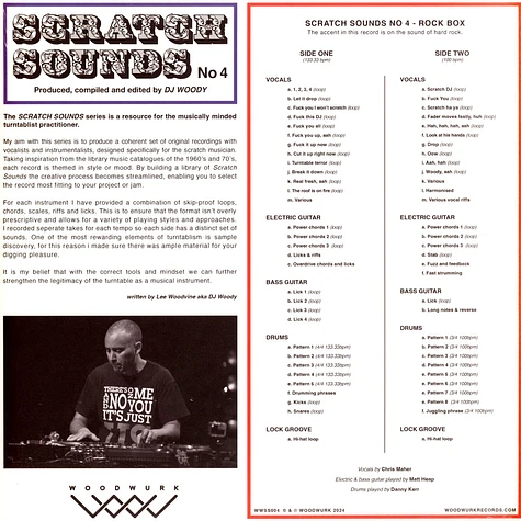 DJ Woody - Scratch Sounds Volume 4 Rock Box Smokey Grey Vinyl Edition