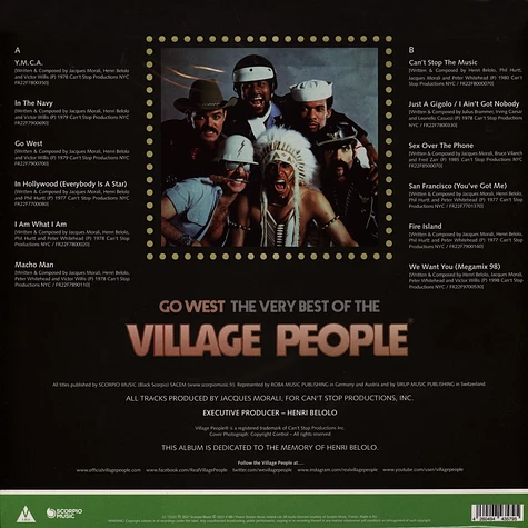 Village People - Go West-The Very Best Of Neon Green Marbled Vinyl Edition