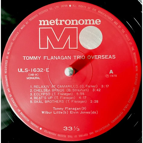 Tommy Flanagan - Overseas